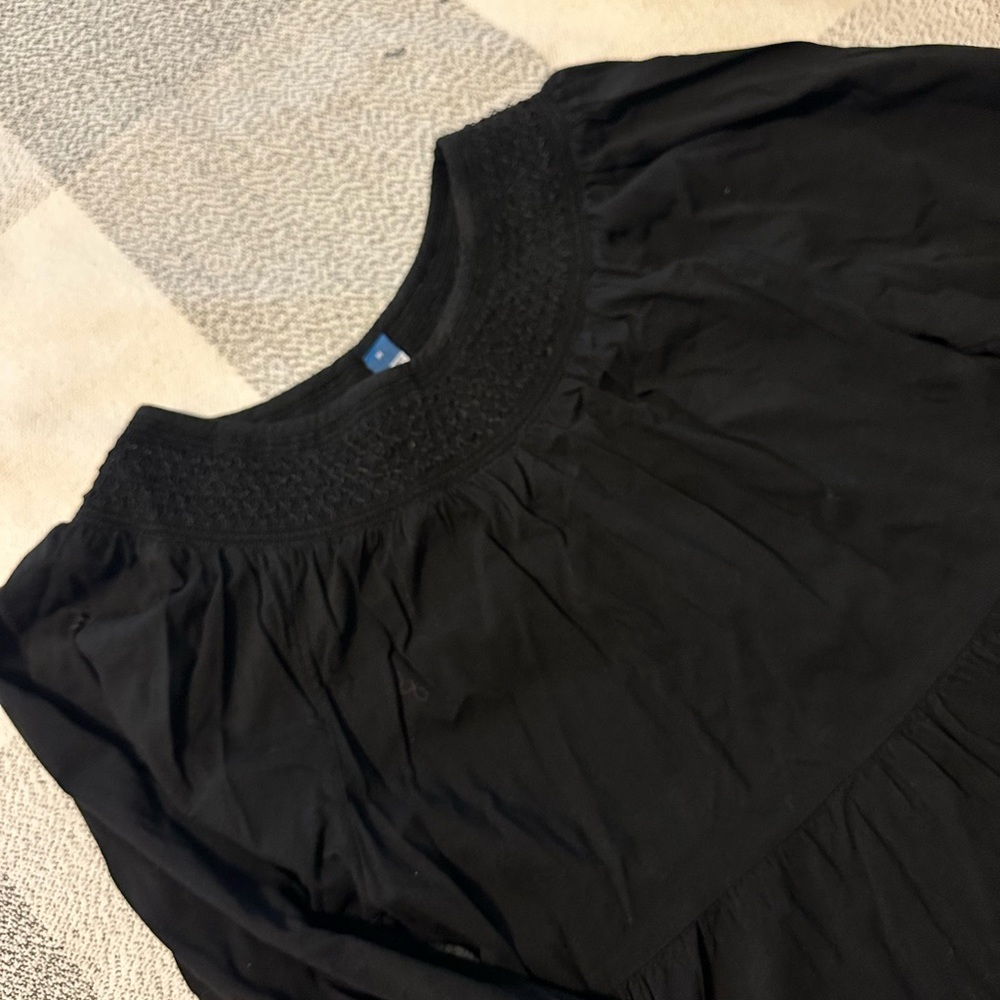 Black knee length dress